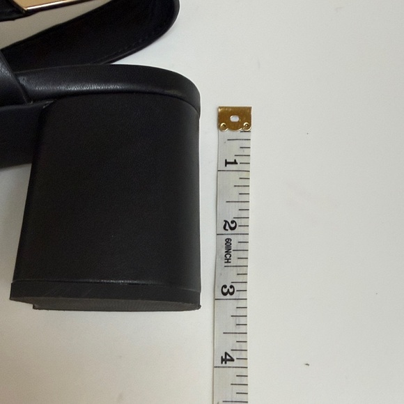 AEROSOLES Black Strappy Block Heels - Picture 5 of 7